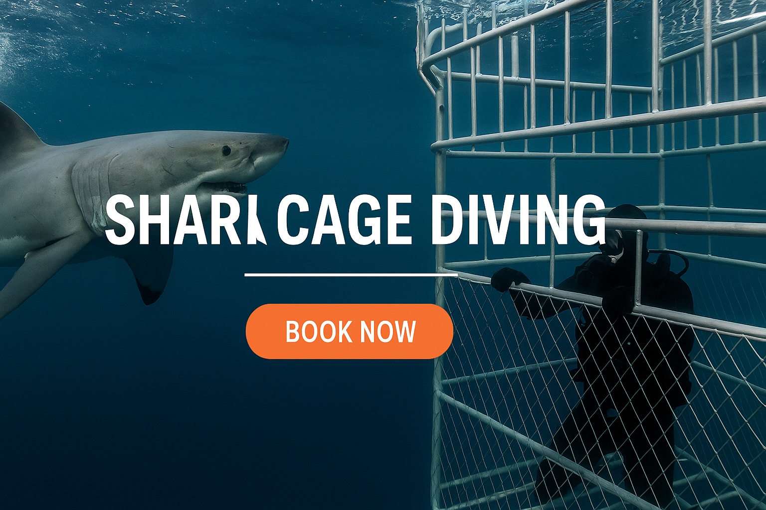 Shark Cage Diving Trip 2 shark diving trip